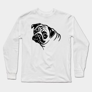 Pug Long Sleeve T-Shirt